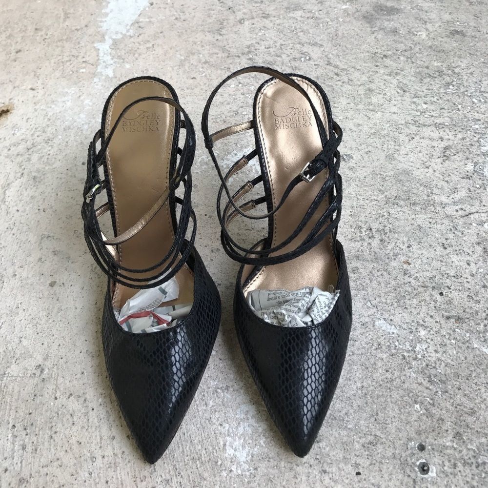 Belle Badgley Mischka heels